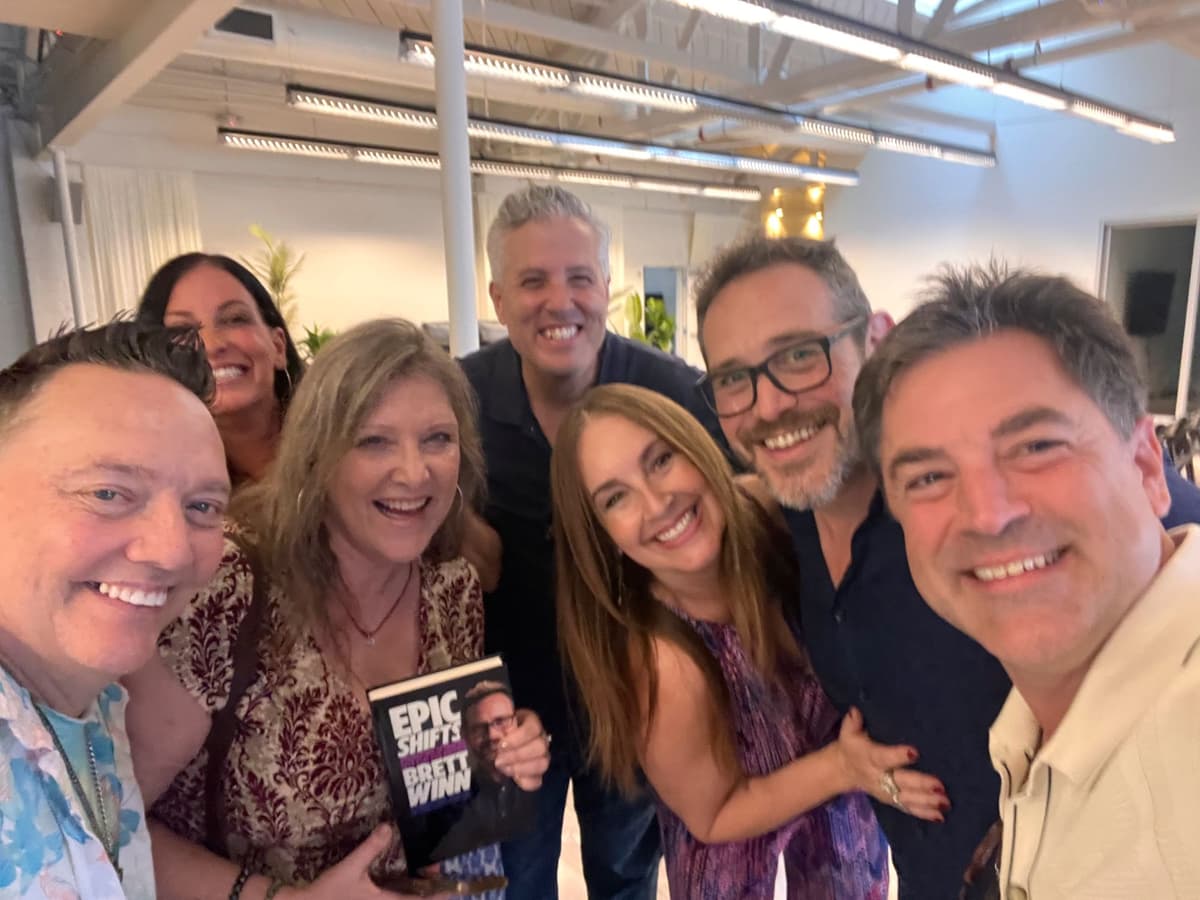 Group celebrating at the launch