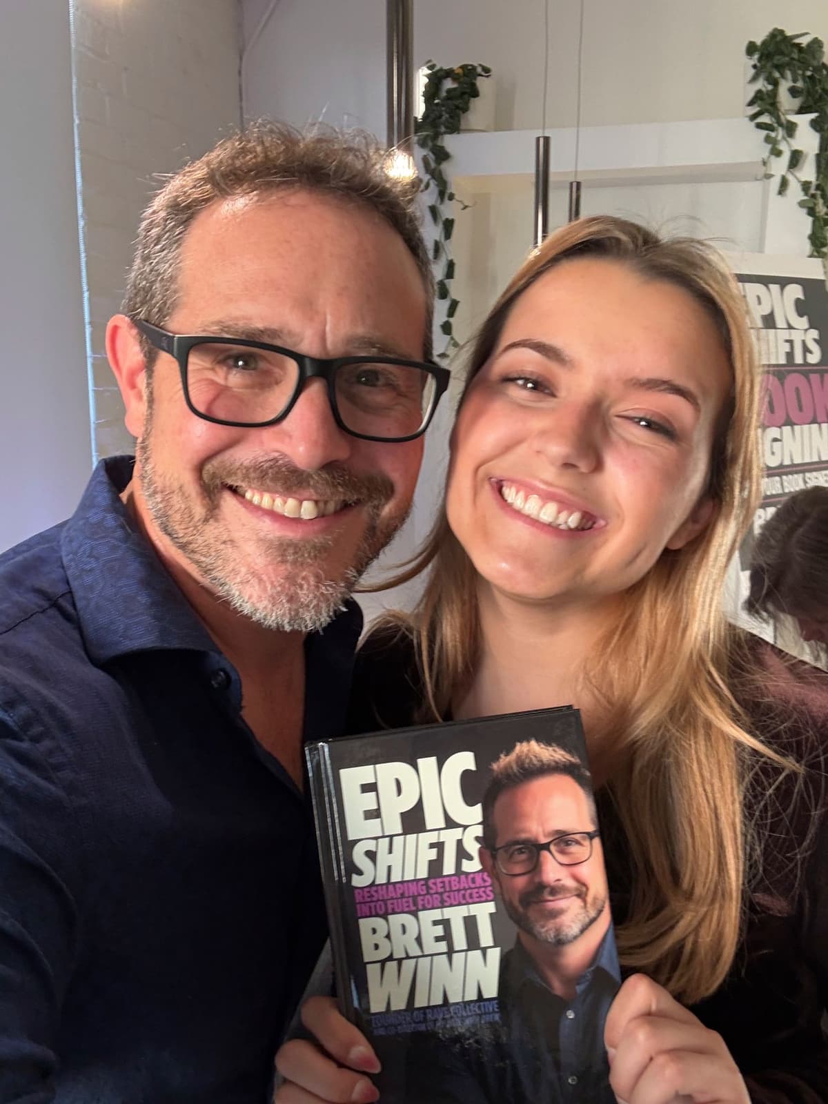 Brett with guests and EPIC SHIFTS