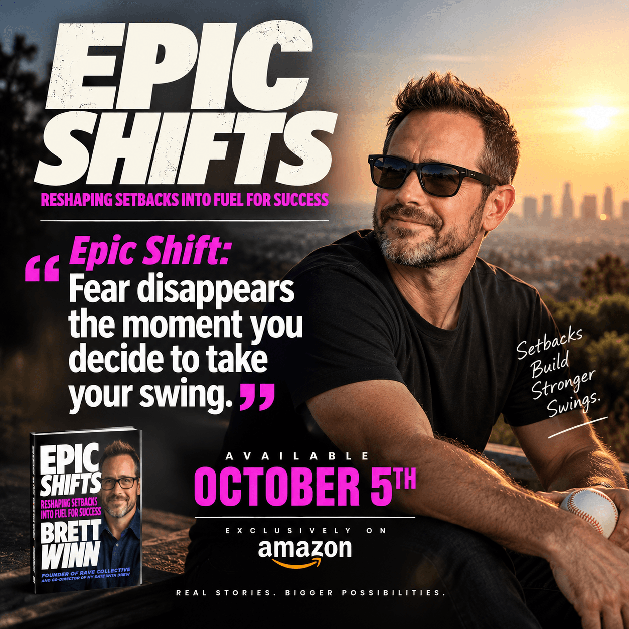 Epic Shifts social post β Available October 5th on Amazon